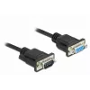 Cable serie DeLOCK 86579 negro 2m RS-232 Sub-D9