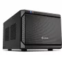 Sharkoon QB One negro - Midi/Minitower ITX, Mini-ITX 3,5 - Fuente de alimentación de PC/servidor refrigeración - USB, USB 2.0, USB 3.0