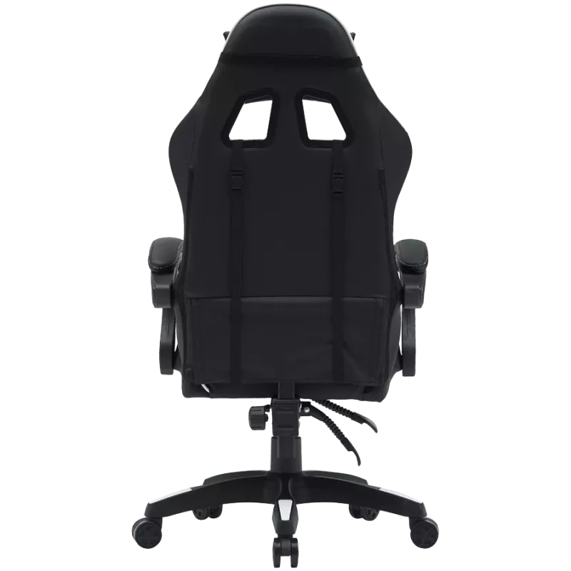 Silla gaming CANYON Core SGCH2 — negro/blanco, diseño ergonómico, altura ajustable