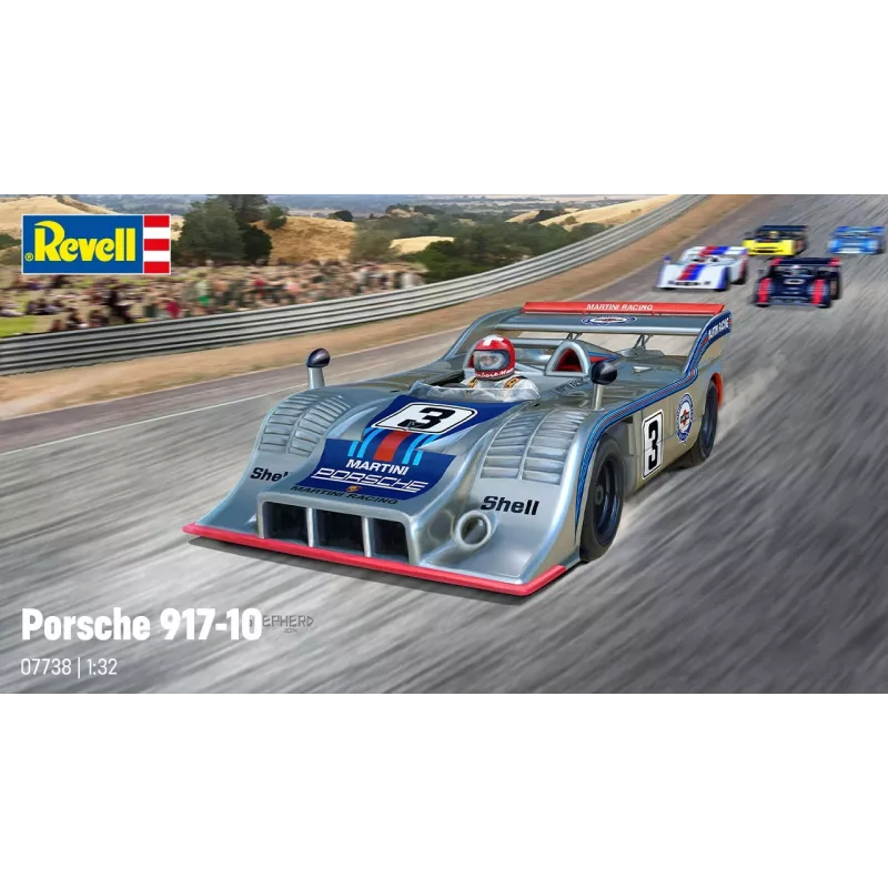 Revell 07738 Porsche 917/10 kit de montaje de coche a escala, 1:32