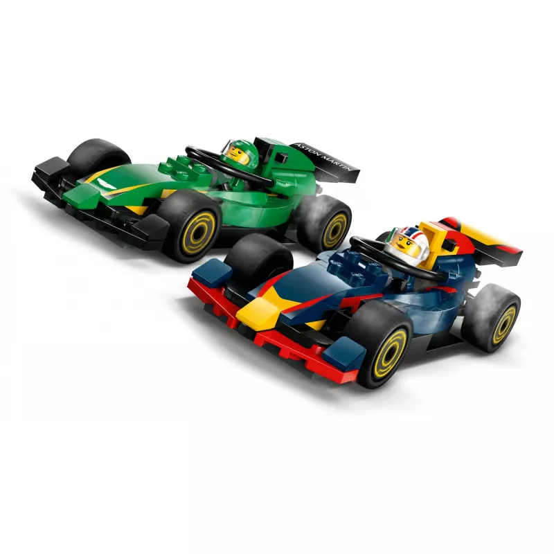LEGO CITY 60445 F1 - Camión con coches de F1 RB20 y AMR24