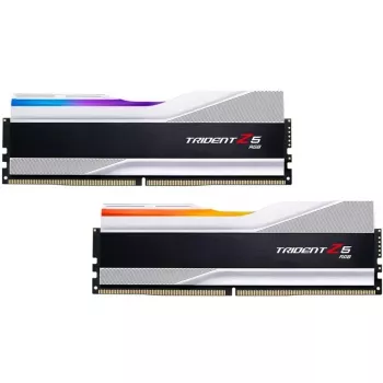 DIMM 32 GB DDR5-6800 (2x 16 GB) Dual-Kit, memoria RAM plateada, F5-6800J3445G16GX2-TZ5RS, Trident Z5 RGB, INTEL XMP