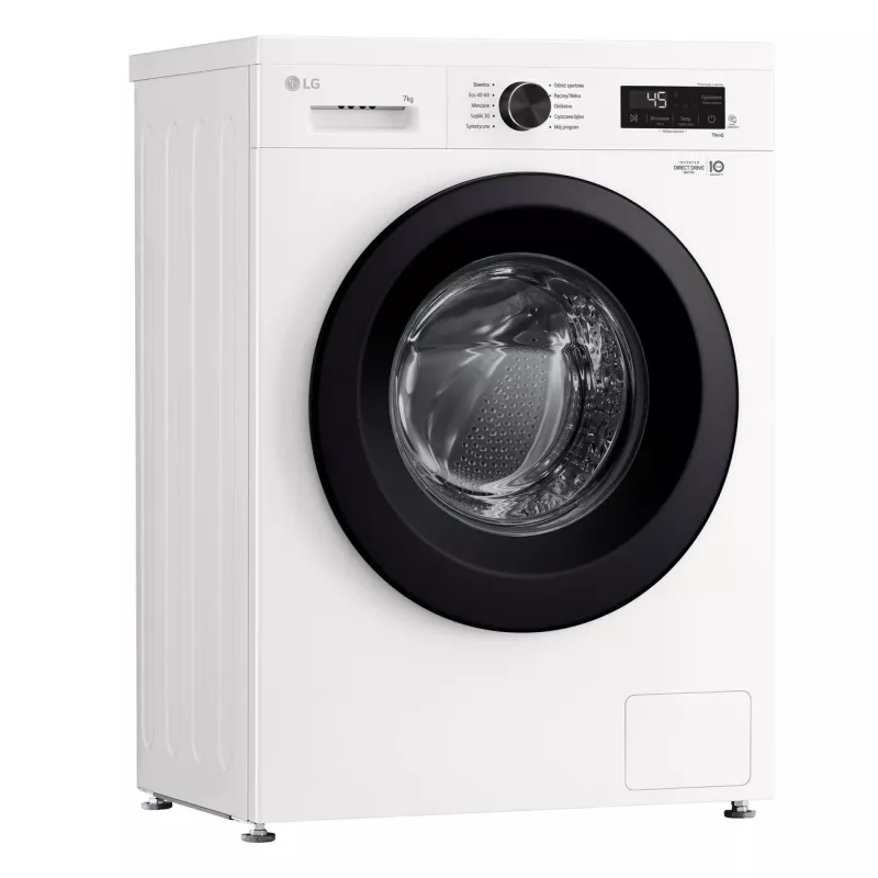 Lavadora LG F2X10S7NWK — carga frontal, 600 mm de anchura, 540 mm de profundidad, 890 mm de altura, 59 kg de peso neto