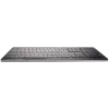 Teclado inalámbrico CLEVETURA CLVX 1 Touch-On-Keys AI, distribución ANSI US Windows, interruptores de tijera, carcasa de aluminio, RGB interactivo