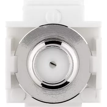 Goobay 79938 - Plano - Blanco - Conector F - Conector hembra - Conector hembra - Plástico (79938)
