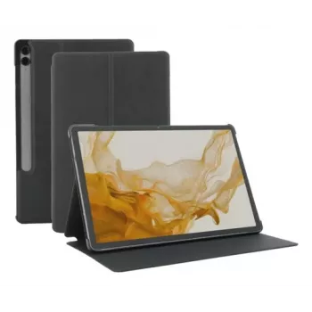 Mobilis RE.LIFE - Funda tipo flip para tablet - Eco-Design, con solapa - Piel sintética - Negro - para Samsung Galaxy Tab S10+ (068016)