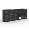 Teclado gaming mecánico SAVIO BLACKOUT X2 PEACH — 61 teclas 60 % QWERTZ, RGB LED, hot-swap, USB Type-A/Type-C, cable extraíble