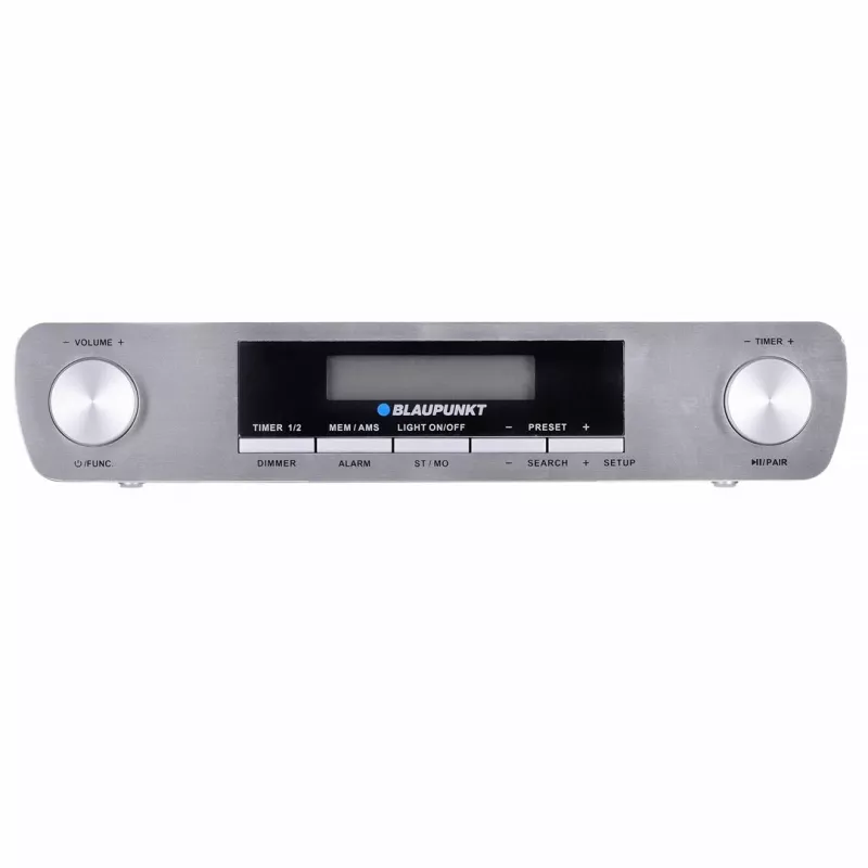 Radio de cocina BLAUPUNKT KR14BT con Bluetooth, FM, indicador LED, 2x0.8W, red/batería, gris