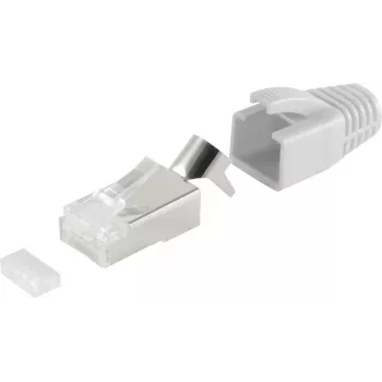 Conector de cable RJ-45 S/CONN 72067-10GR gris blanco