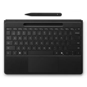 Microsoft Surface Pro Signature Keyboard - teclado - con touchpad, acelerómetro, Surface Slim Pen 2 base de almacenamiento y carga - QWERTY - USA -