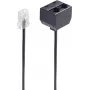 cable telefónico ShiverPeaks BS71233 0,1 m negro