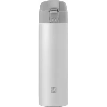 Termo ZWILLING THERMO, taza de viaje, doble aislamiento, cierre de seguridad, 450 ml, altura: 22,8 cm, blanco
