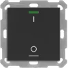 MDT BE-TAL55T106.B1 KNX pulsador Light 55 1f RGBW sensor de temperatura negro mate conmutación 1 (BE-TAL55T106.B1)