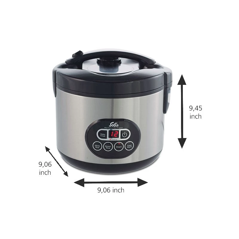 Arrocera Solis 979.30 1,2 L 500 W Acero inoxidable