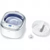 Sanitas SUR 42 Limpiador por ultrasonidos, 50 W, blanco/plata