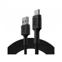 Cable USB Green Cell KABGC22 USB 2.0 1,2 m USB-A USB-C negro