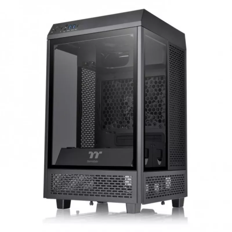 Caja de PC Thermaltake The Tower 100 minitorre negra