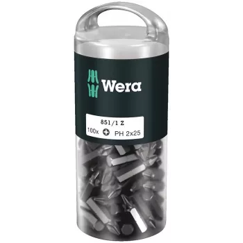 Wera 851/1 Z DIY 100 SiS punta de destornillador 100 piezas