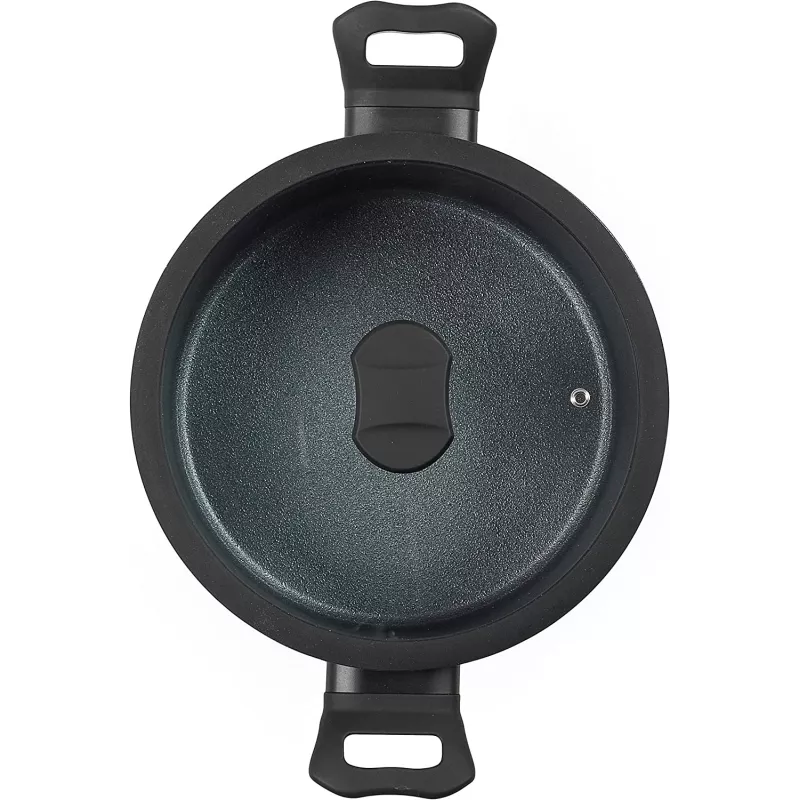 Olla para carne Russell Hobbs RH01863EU7 20 cm Crystaltech batería de cocina acero inoxidable tapa de vidrio