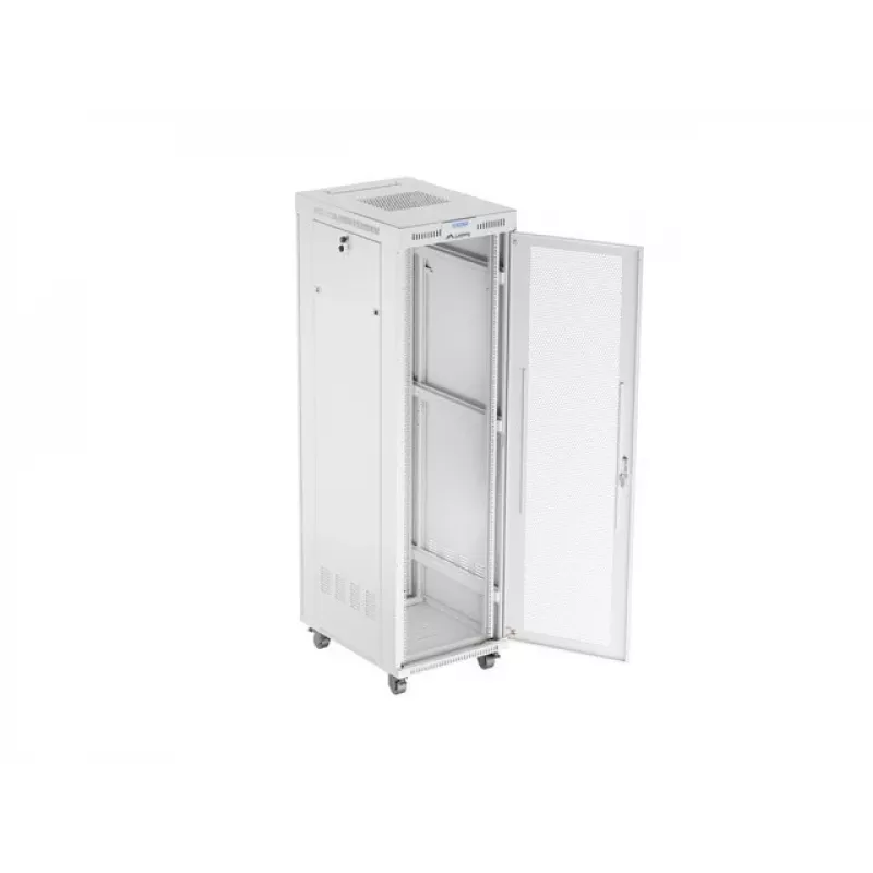 Armario rack LANBERG FF01-6842-23SL 42U 600x800 mm puertas frontal y trasera de malla