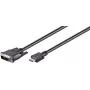 Goobay | Cable DVI-D/HDMI, niquelado | 50580 | Conector macho DVI-D Single-Link (18+1 pines) | Conector macho HDMI (tipo A) | 2 m