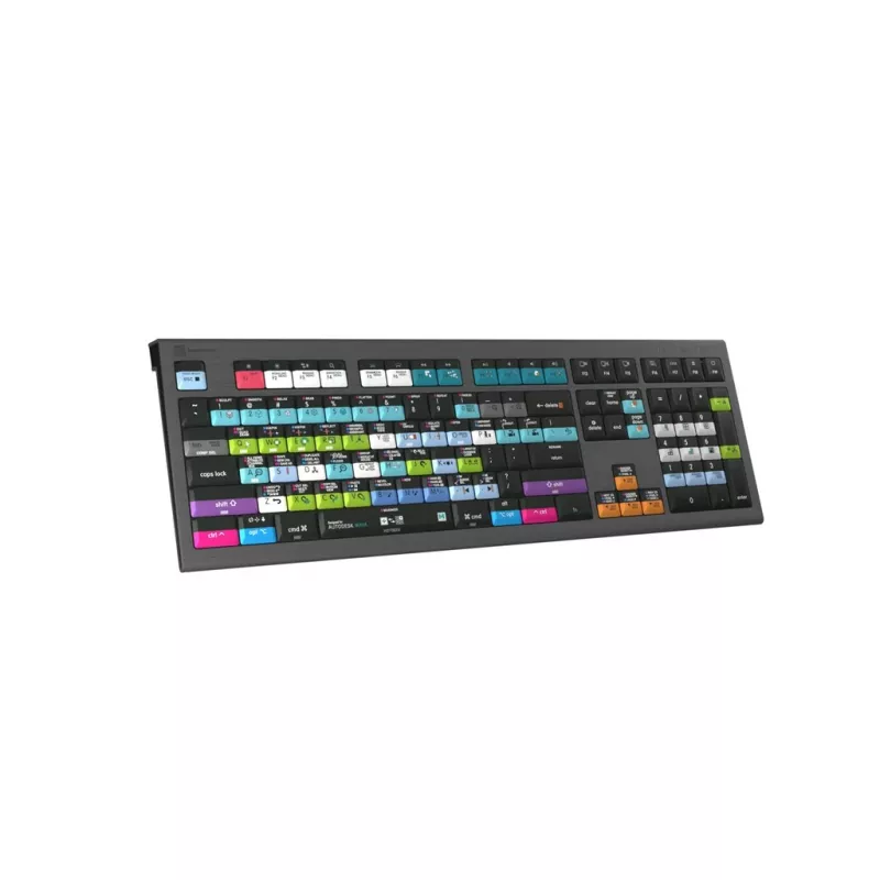 Logickeyboard Avid Media Composer Astra 2 teclado universal USB QWERTY alemán gris