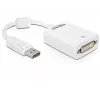 Adaptador de cable de vídeo DeLOCK 61765 DisplayPort a DVI-I 0,125 m