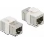 DeLOCK - Acoplador de red - RJ-45 (H) a RJ-45 (H) - STP - CAT 6a - Conector hembra Keystone (86012)