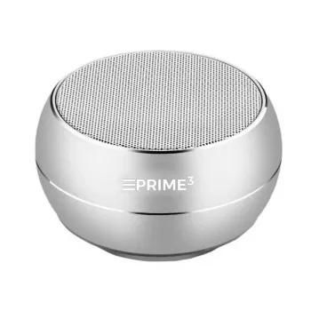 Prime3 Altavoz Bluetooth ABT03SL (plata) (5h, batería), altavoz Bluetooth, plata