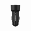 CANYON Cargador para coche OnDrive 24 24W 2xUSB-A Negro