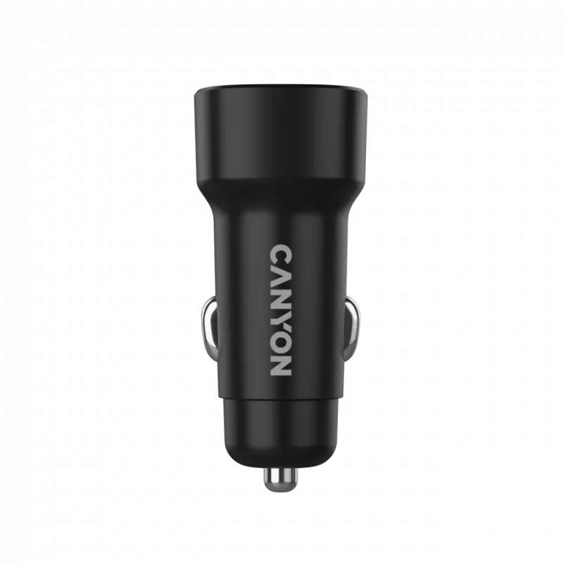 CANYON Cargador para coche OnDrive 24 24W 2xUSB-A Negro