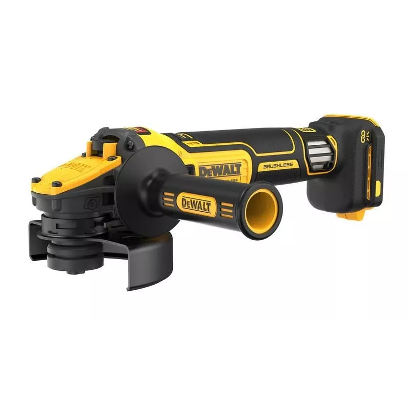Amoladora angular DeWalt DCG409VSN-XJ, inalámbrica, tamaño de disco no especificado, incluye aviso de batería