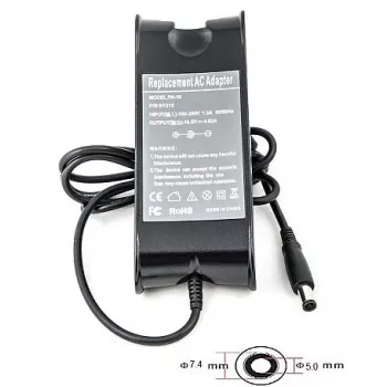 Fuente de alimentación para portátil Dell 90W: 19,5V, 4,62A