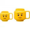 LEGO taza de cerámica Boy, pequeña, amarilla