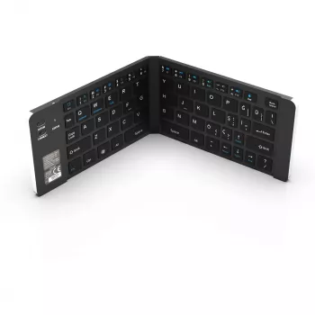 Teclado inalámbrico Inca IBK-579BT Bluetooth 66 teclas Metallic Plata
