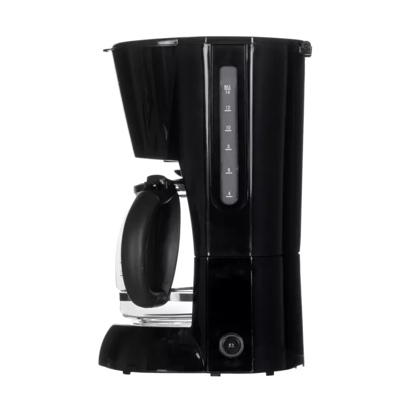 Cafetera de filtro CLATRONIC KA 3473, depósito de agua de 1,5 l, capacidad para 14 tazas, negra