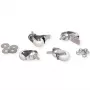 Ruedas giratorias para armario de pared ROLINE, carcasa de acero, capacidad de carga 250 kg, pack de 4