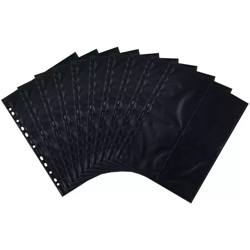 Fundas para fotos HERMA Fotophan 10x15 cm Vertical negro 10 uds.