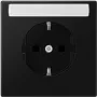 JUNG LS 1520 KINA SWM toma Type-F negra (LS1520KINASWM)