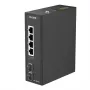 D-Link switch industrial Gigabit no gestionado de 6 puertos con 2 puertos SFP
