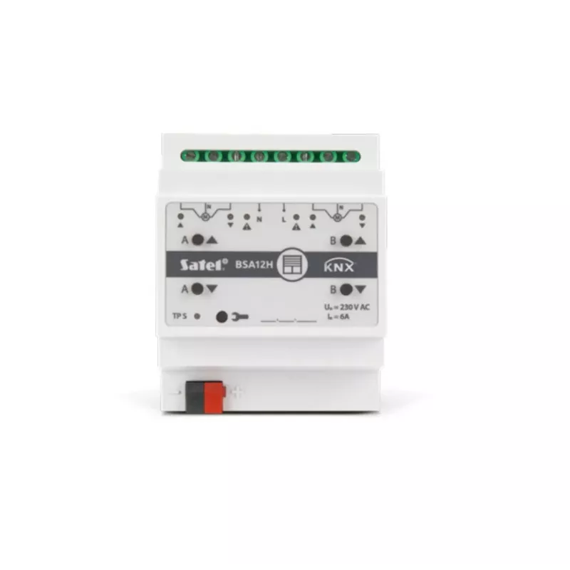 Actuador de persiana de 2 canales SATEL KNX 230V AC KNX-BSA12H