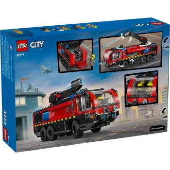 LEGO CITY 60499 Camión de bomberos del aeropuerto