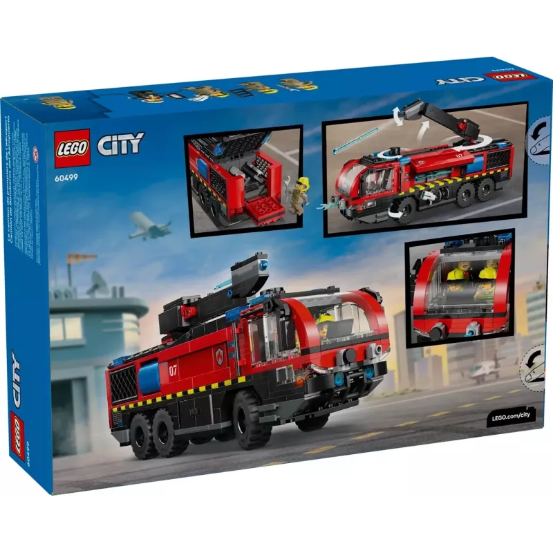 LEGO CITY 60499 Camión de bomberos del aeropuerto