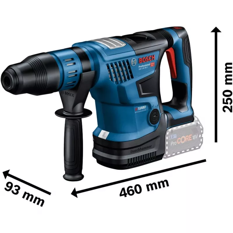 Bosch GBH 18V-36 C Professional 500 rpm SDS Max 6,1 kg negro, azul