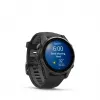 Garmin fenix 8 AMOLED Sapphire 43 mm reloj inteligente GPS, pantalla táctil de 3,3 cm (1,3") 416 x 416, Wi-Fi, titanio Carbon Grey DLC, correa de silicona Black/Pebble Grey, negro