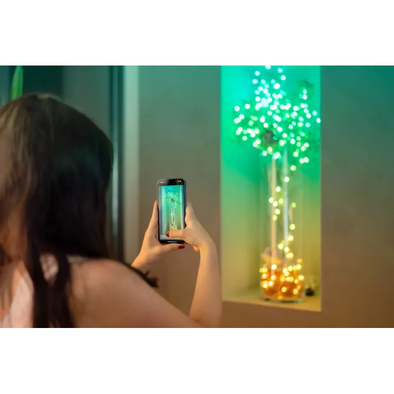 Tira de luces inteligente Twinkly Strings USB-C Pearls Wi-Fi/Bluetooth multicolor