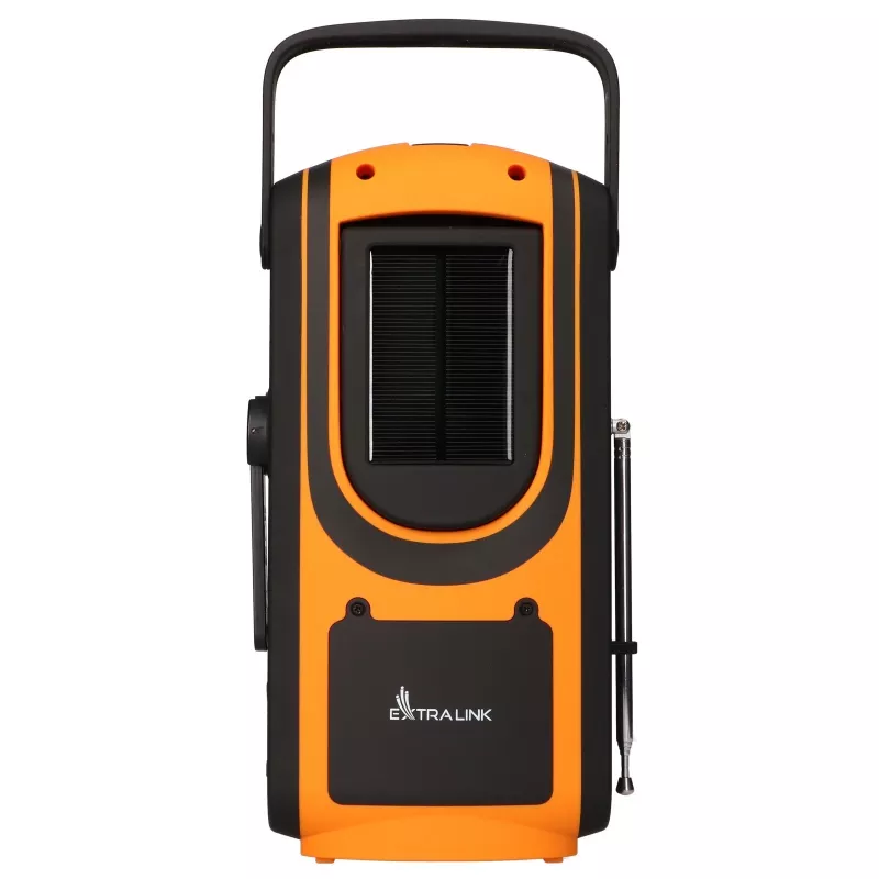 Extralink Power Ranger EPS-6000 | batería externa | 6000 mAh, radio FM, luz LED, dinamo, panel solar