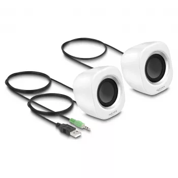 Altavoz DELOCK mini estéreo 27008, 2W