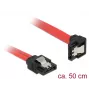 Cable SATA DeLOCK 83979 0,5 m SATA 7 pines negro rojo