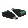 DeLOCK 87738 convertidor USB Type-A a RS-422/485 serie